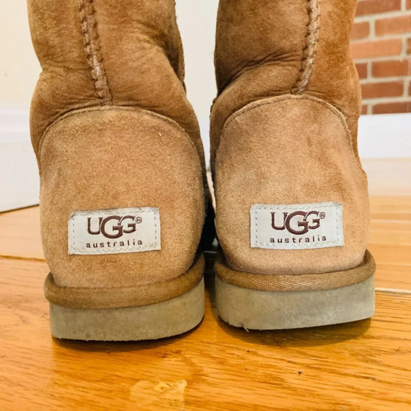 UGG Classic Men’s Short Boot Suede Upper 5800 Chestnut 100% Authentic Sz 10 US - Picture 8 of 15